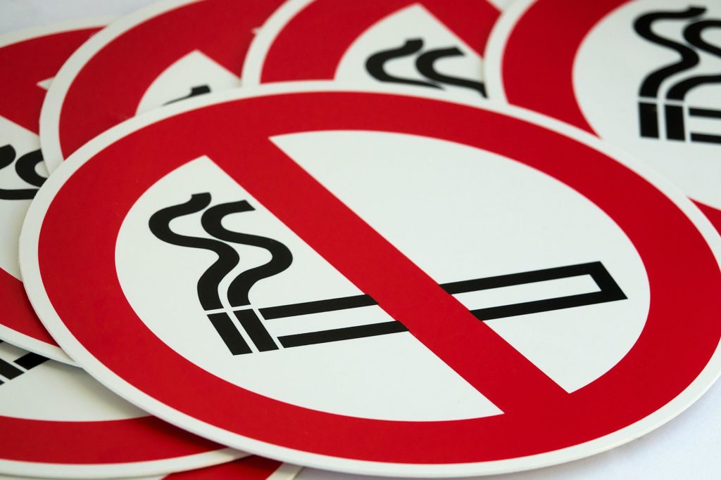 Affichage obligatoire du panneau interdiction de fumer